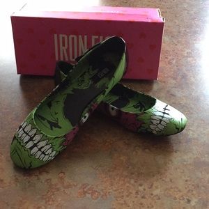 Iron fist flats🧟‍♀️